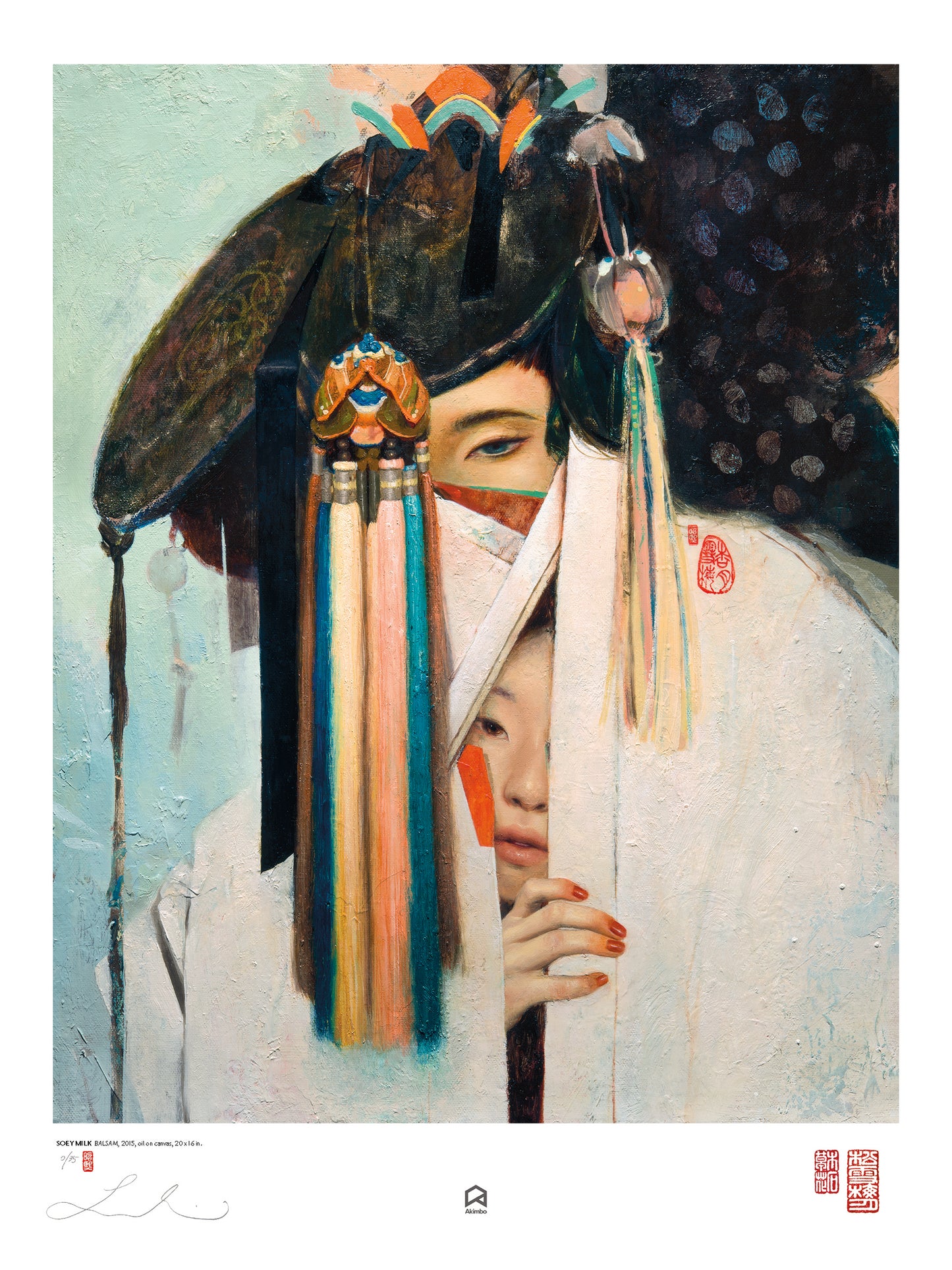 'BALSAM' HAND EMBELLISHED EDITION