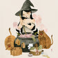 'LOVE POTION AND SKELETON CATS' ORIGINAL WATERCOLOR